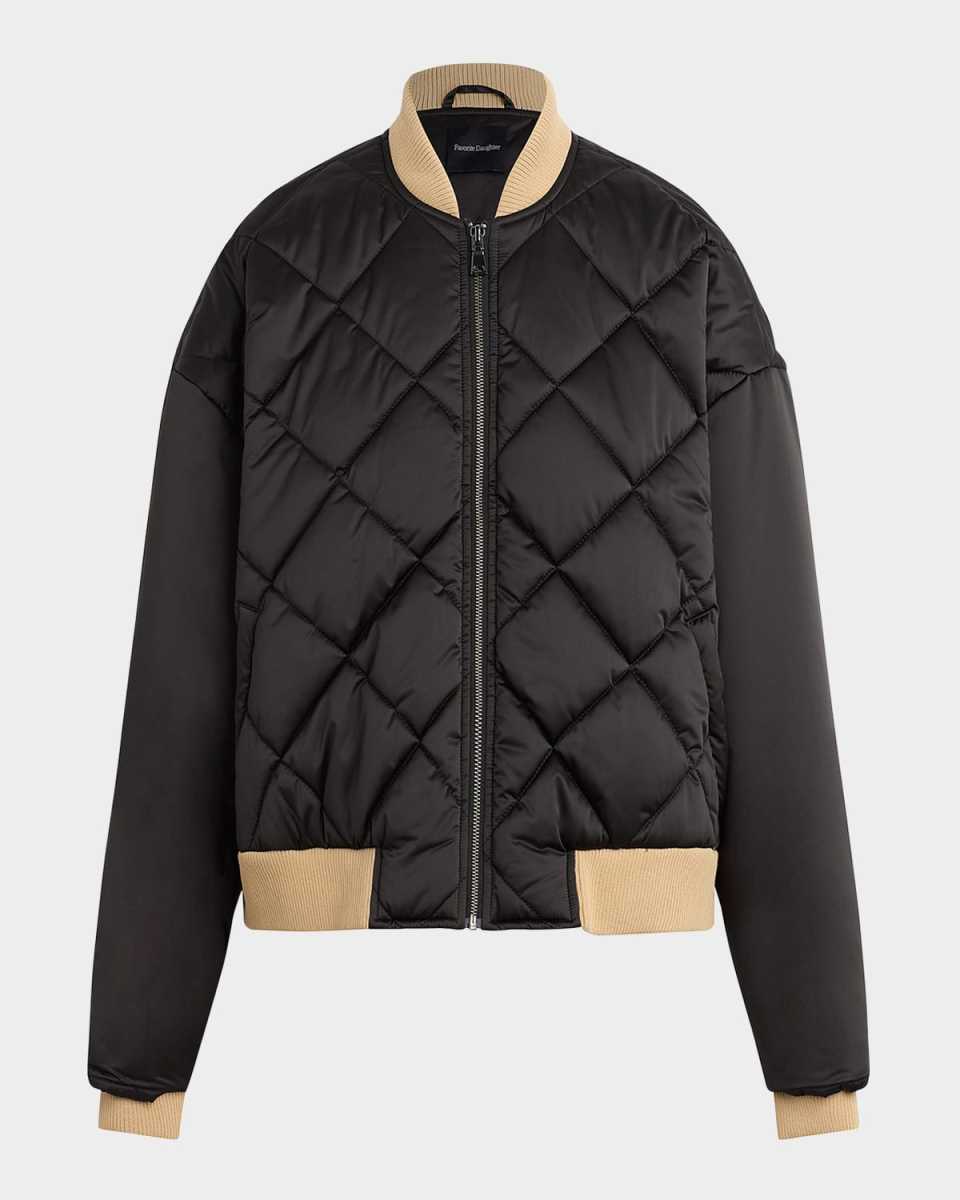 The Favorite Quilted Bomber Jacket